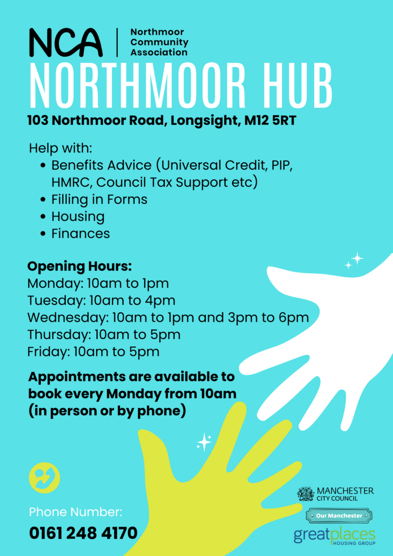 Northmoor Hub Opening Times