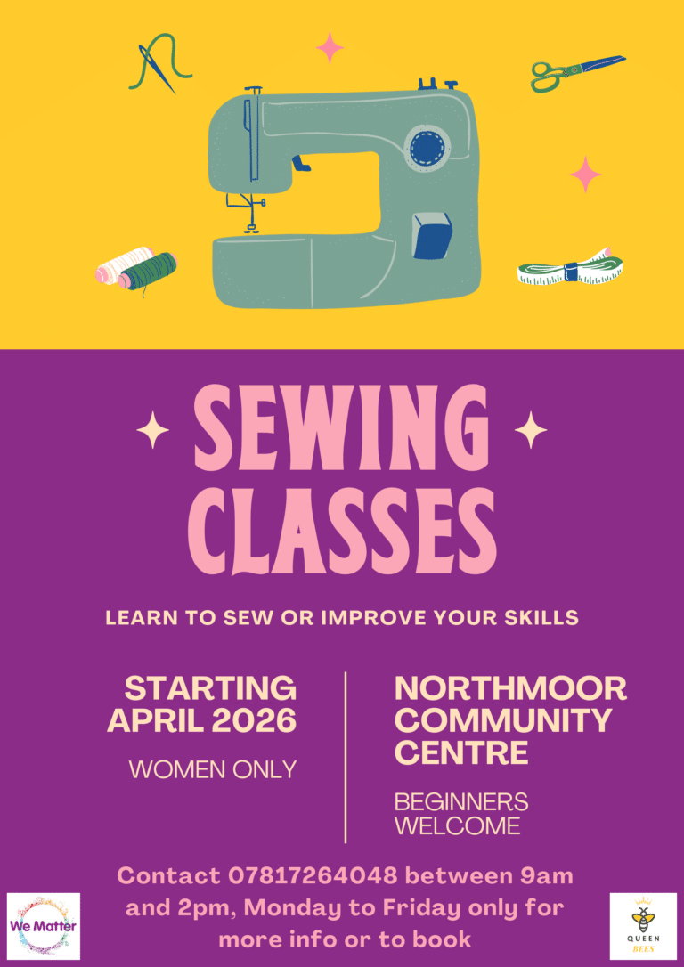 We Matter Queens Bees Sewing Class Starts April: Book Now!