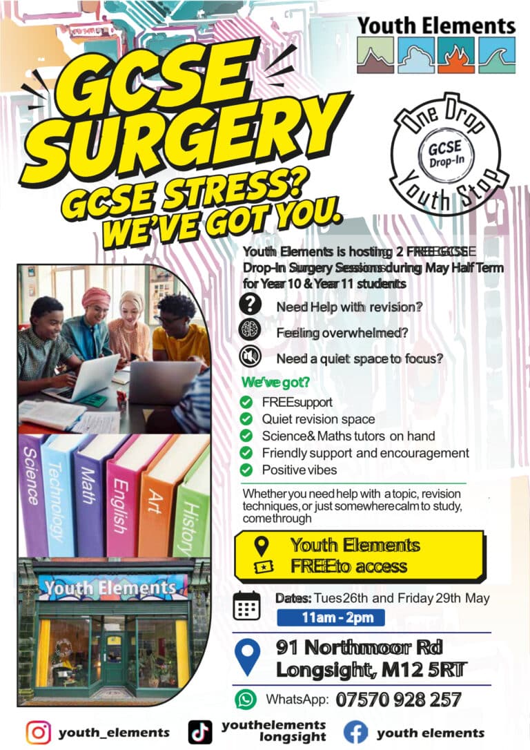 Youth Elements: FREE Half Term GCSE Surgery