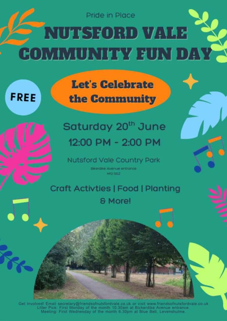 FREE Nutsford Vale Community Fun Day: This Saturday 20th June 2026