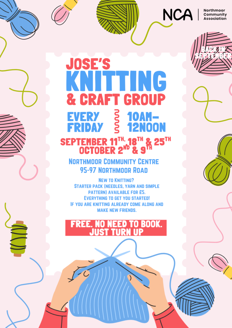 Jose’s Knitting and Craft Group: September and October Dates